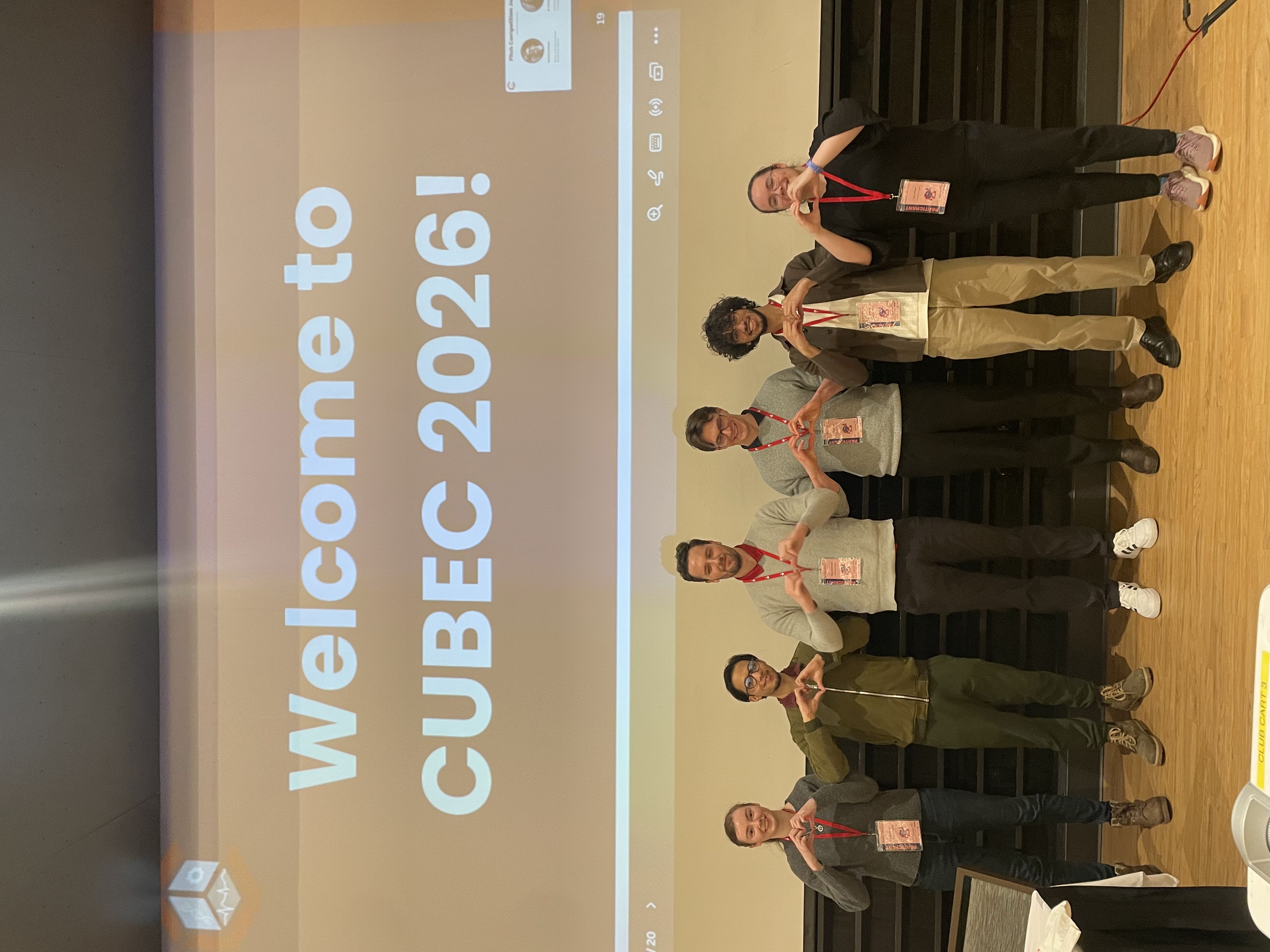 Photo from Canadian University Biomedical Engineering Conference (CUBEC) in Calgary, Alberta